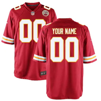 youth nike red kansas city chiefs custom game jersey_pi1573